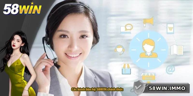 Các kênh liên hệ 58WIN chính thức